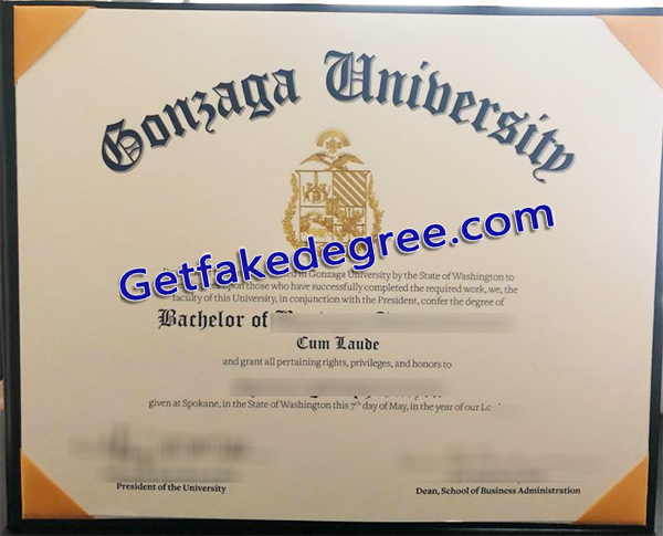 Gonzaga University diploma, Gonzaga University degree