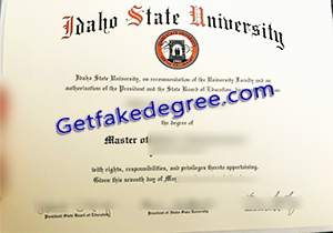 buy fake Idaho State University diploma