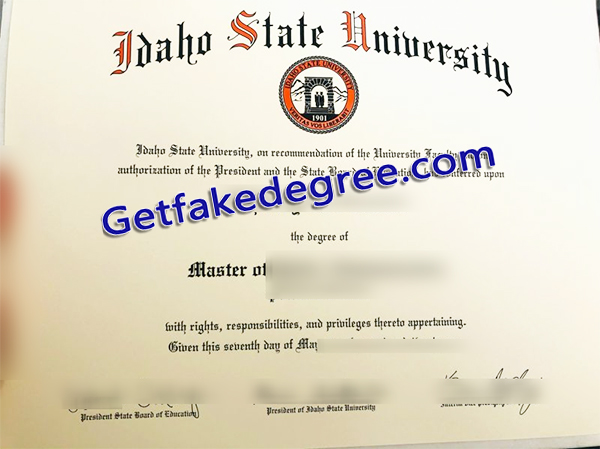 ISU degree, Idaho State University diploma