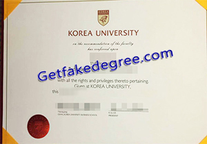 buy fake Korea University diploma
