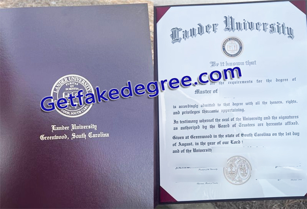 Lander University degree, Lander University certificate
