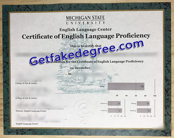 Michigan State University diploma, MSU degree