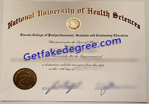 buy fake National University of Health Sciences degree