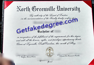 buy fake North Greenville University diploma