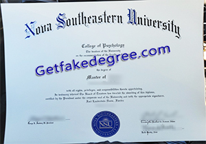 buy fake Nova Southeastern University diploma