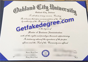 buy fake Oakland City University diploma