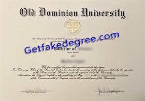 buy fake Old Dominion University degree