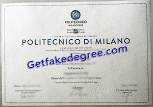 buy fake Politecnico di Milano degree