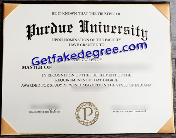 Purdue University diploma, Purdue University degree
