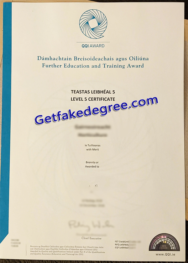 QQI Award degree, QQI Award diploma