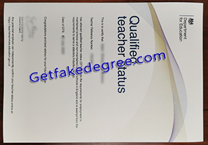 buy fake QTS certificate