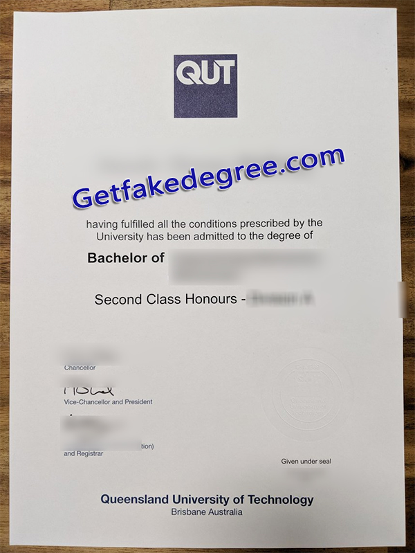 Queensland University of Technology degree, QUT diploma