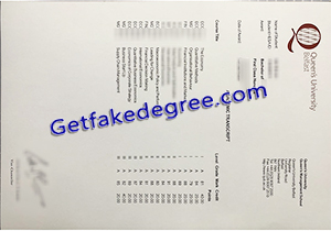 buy fake Queen's University Belfast transcript