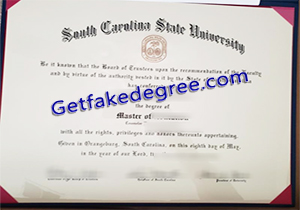 buy fake SC State University diploma