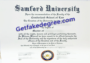 buy fake Samford University diploma