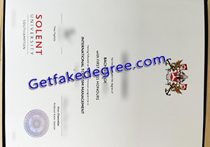 buy fake Solent University degree