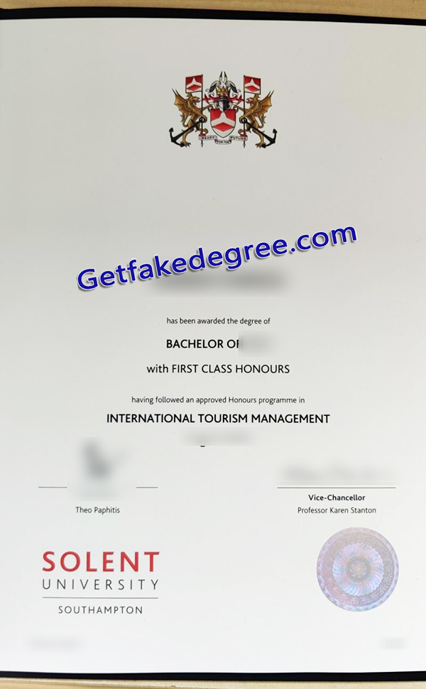 Solent University diploma, Southampton Solent University degree