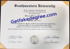 buy fake Southwestern University diploma