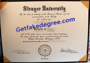 buy fake Strayer University diploma