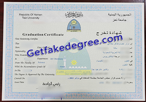 buy fake Taiz University degree
