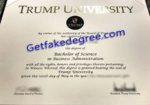 buy fake Trump University diploma