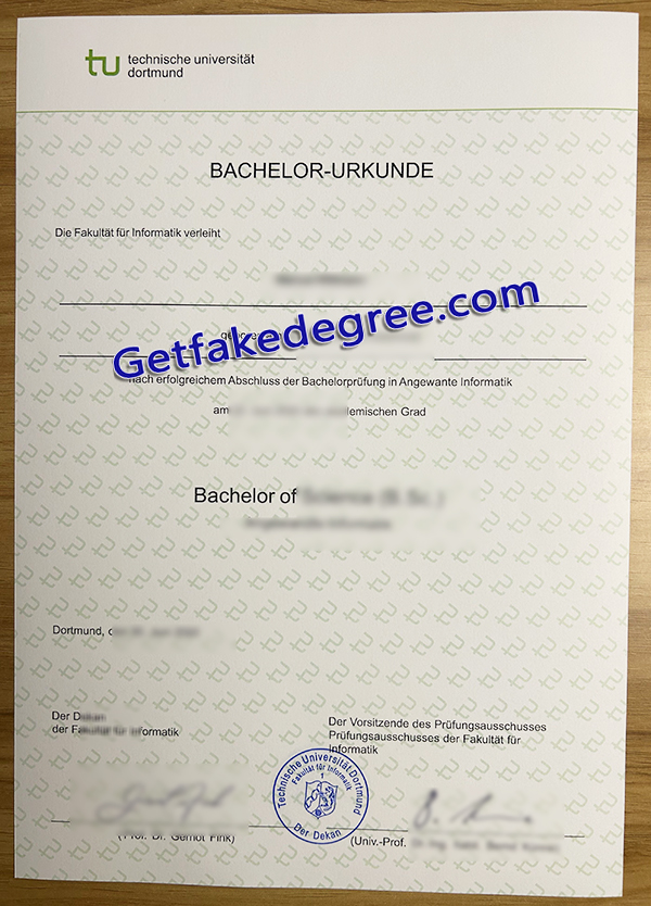 TU Dortmund diploma, Technische Universität Dortmund degree