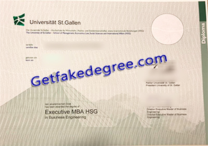 buy fake Universität St. Gallen degree