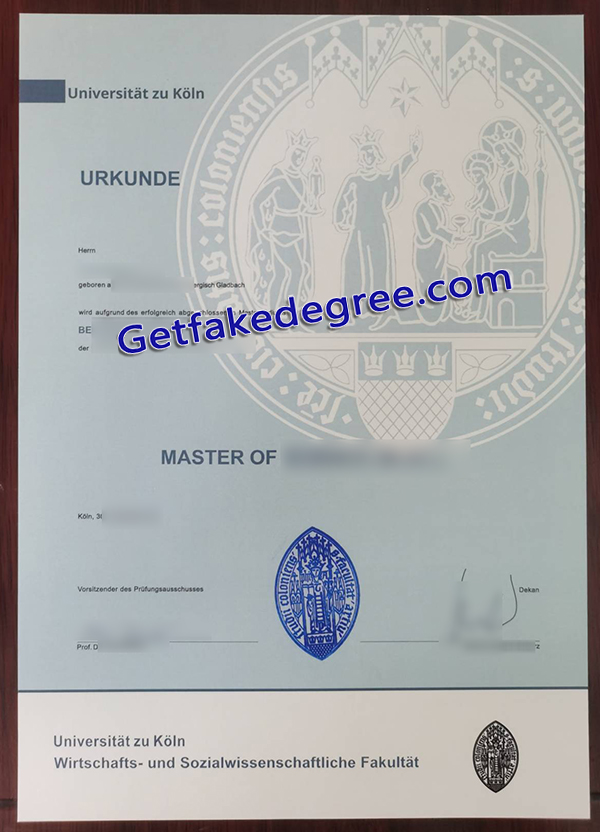 Universität zu Köln diploma, Universität zu Köln degree