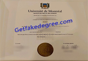 buy fake Université de Montréal diploma