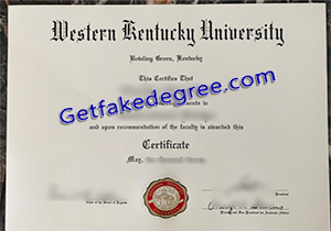 buy fake Western Kentucky University degree