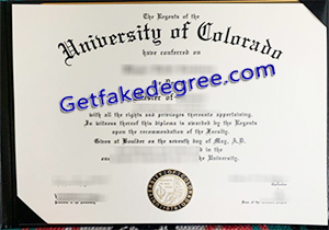 buy fake University of Colorado diploma