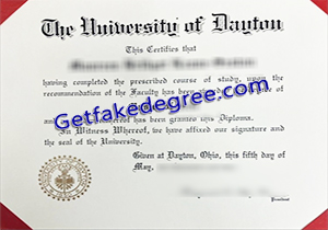 buy fake University of Dayton diploma