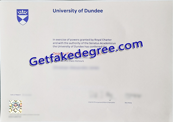 University of Dundee diploma, University of Dundee degree