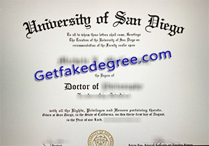 buy fake University of San Diego diploma
