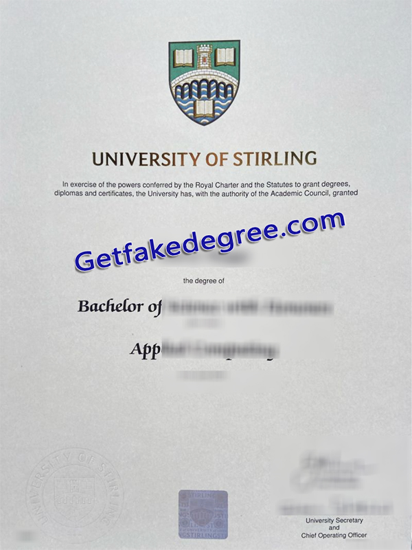 Custom 2024 Latest University of Stirling Diploma