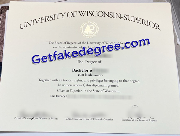 University of Wisconsin–Superior diploma, UW–Superior degree