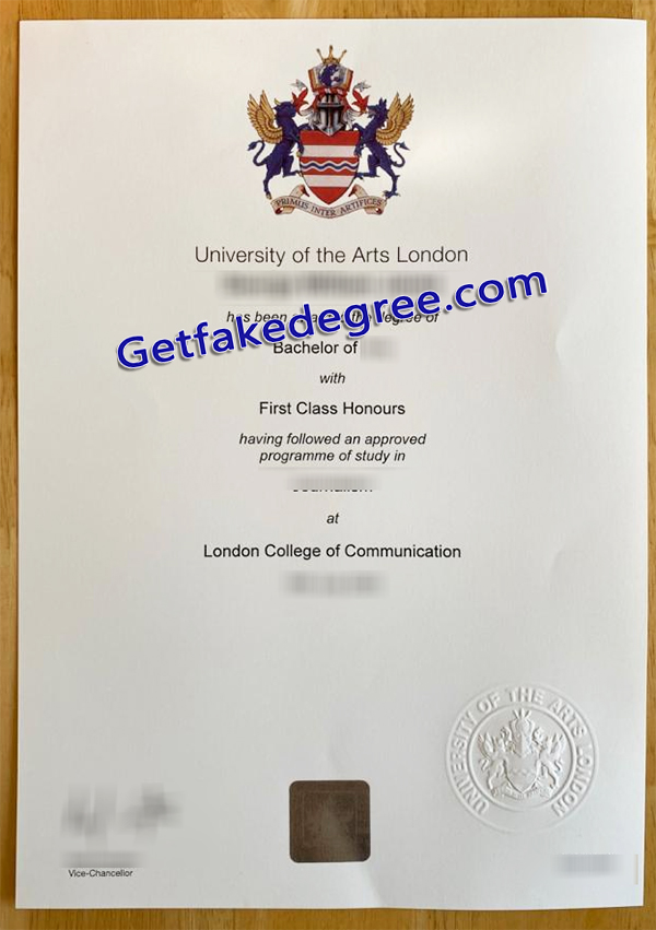University of the Arts London diploma, UAL degree