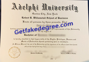buy fake Adelphi University degree
