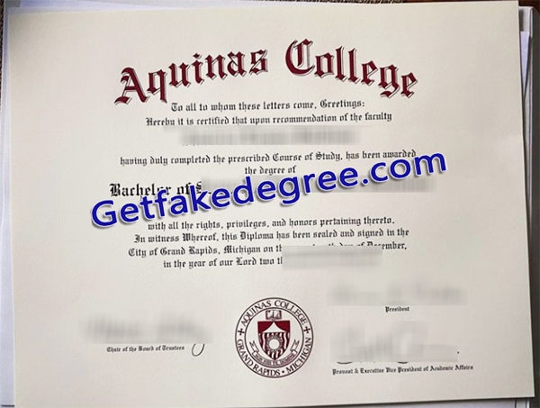 How Much Obtain Aquinas College Diploma?