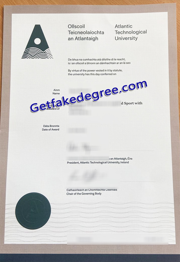 Atlantic Technological University degree, ATU diploma
