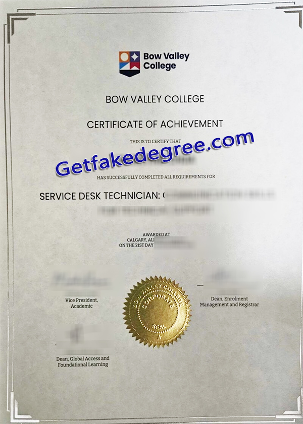 Bow Valley College diploma, Bow Valley College degree