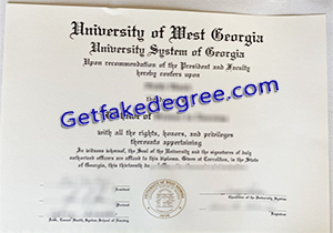 buy fake University of West Georgia degree