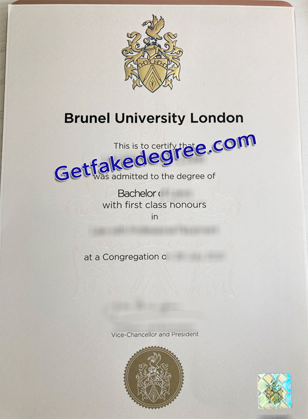 Brunel University London diploma, Brunel University London certificate