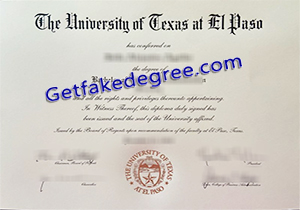 buy fake UTEP diploma