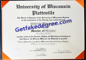 buy fake University of Wisconsin Platteville degree
