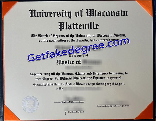 University of Wisconsin Platteville degree, UW–Platteville diploma