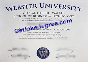 buy fake Webster University degree