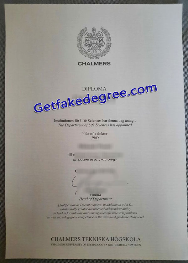 Chalmers University of Technology degree, Chalmers tekniska högskola diploma
