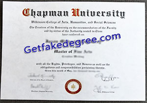 buy fake Chapman University degree