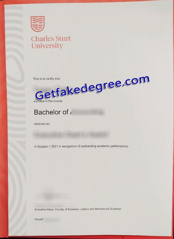 Charles Sturt University degree, Charles Sturt University diploma